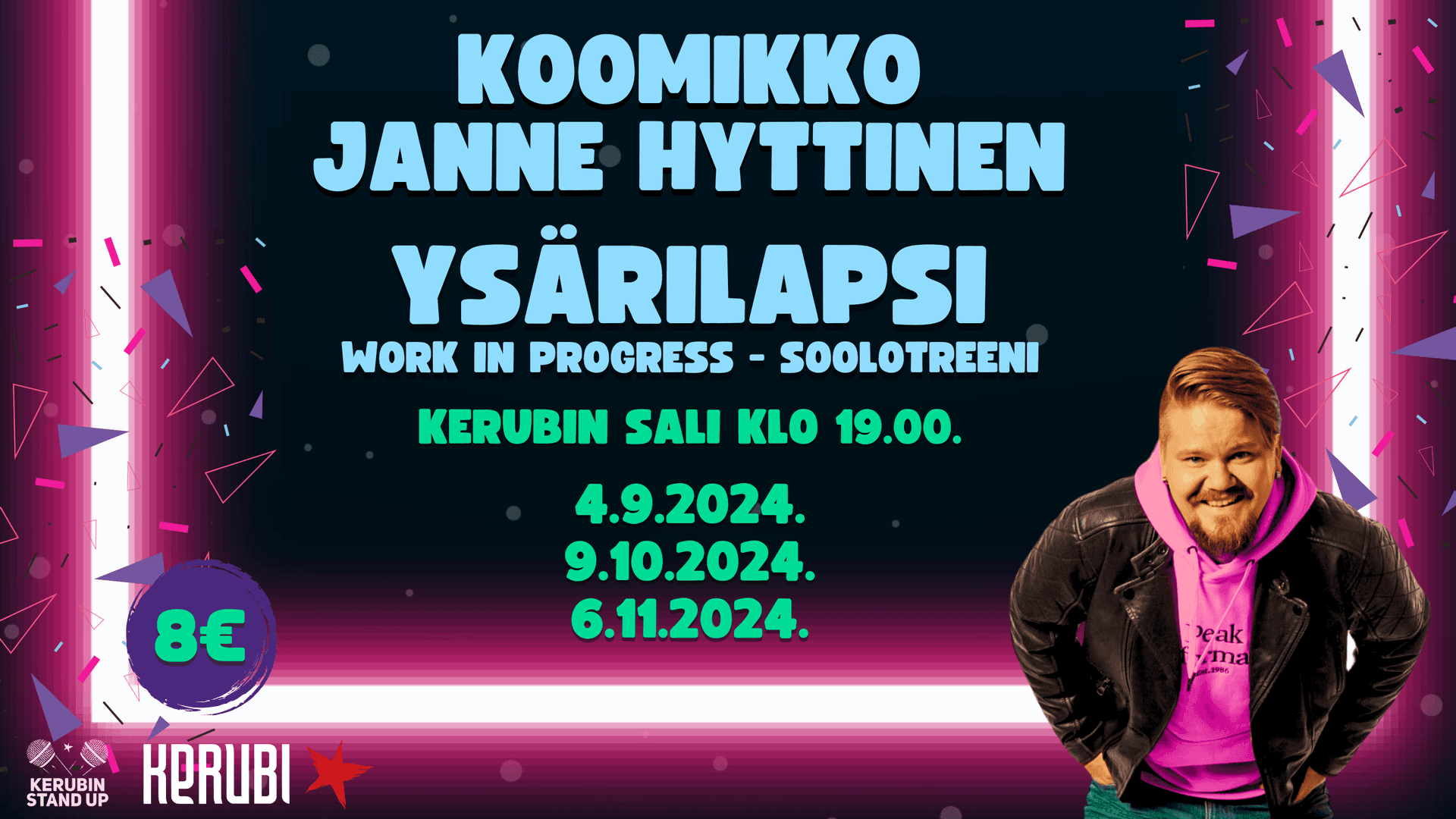 Ysärilapsi - soolotreenin mainoskuva. Tekijä: Janne Hyttinen